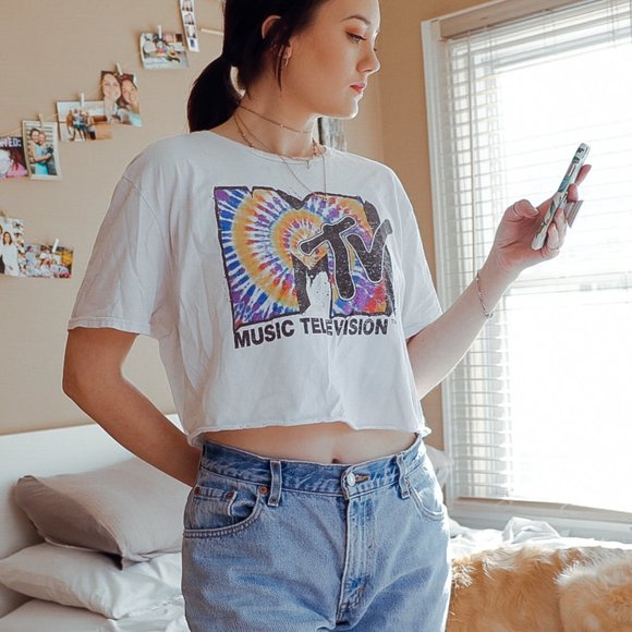 MTV Tops - Vintage MTV Crop Tee